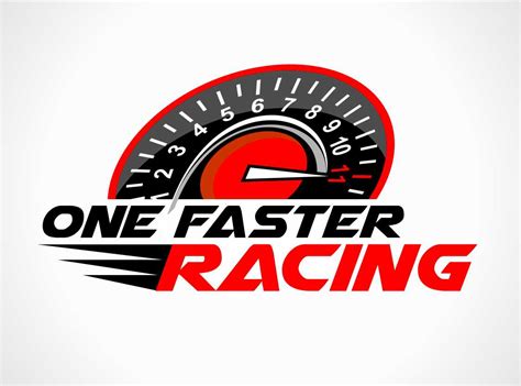 racing logo design   faster racing  jhg design