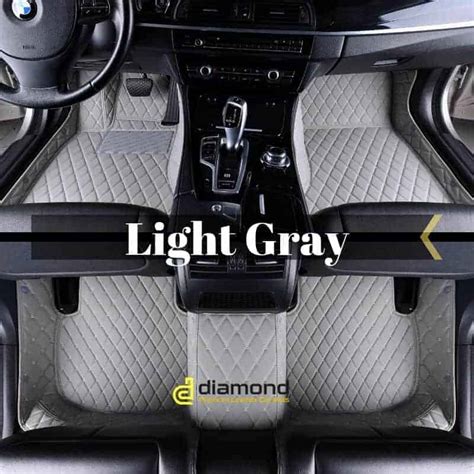 diamond car mats gray luxury car mats set premium car floor mats