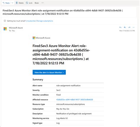 alert  privileged azure role assignments microsoft learn