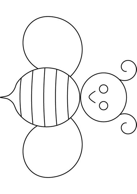 bee coloring drawing arilar boyama sayfalari cizim fikirleri