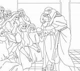 Joseph Coloring Pages His Brothers Forgives Getcolorings Getdrawings Color sketch template
