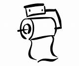 Paper Toilet Tissue Vector Clipart Illustration Drawing Sanitary Clipartmag Pinclipart sketch template