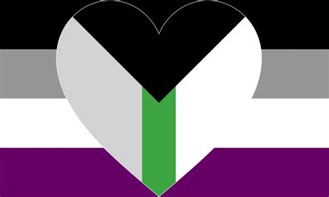 Demiromantic Asexual Pride Flag Pride Nation