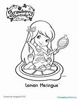Strawberry Shortcake Coloring Pages Dog Lemon Meringue Iced Tea Getcolorings Pets Kids Characters Princess Getcoloringpages Getdrawings sketch template