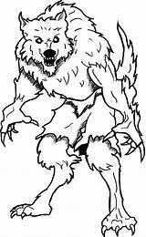 Werewolf Loup Garou Monster Coloriage Dessin Goosebumps Personnages Adults Colorier Coloriages sketch template