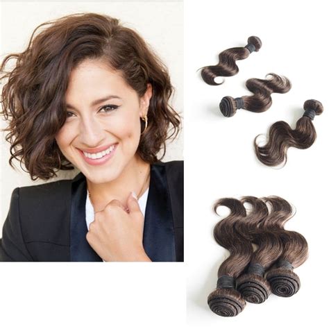 Amapro Hair Products 3pc Lot Brown Hair Extensions 10inch Short Body