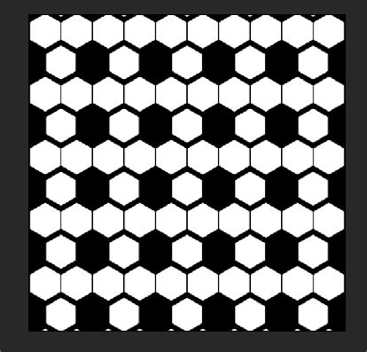 straight  pattern polycount