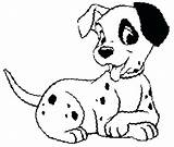 Dalmatian Coloring Pages Dog Dalmation Drawing 101 Dalmatians Printable Puppy Color Drawings Print sketch template