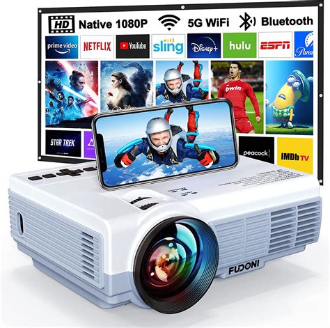 native p outdoor  projector fhd  wifi bluetooth