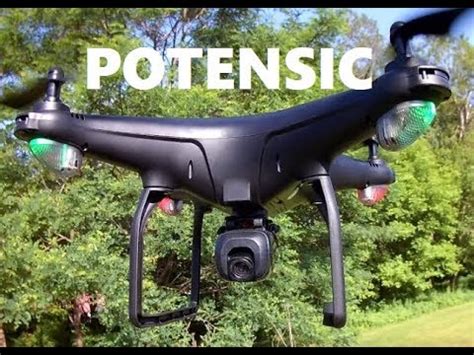potensic  gps follow  rth p rc drone flight test review youtube