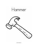 Hammer Coloring Pages Tool Worksheet Happy Box Tools Poppa Fathers Printable Father Kids Colouring Template Twistynoodle Print Noodle Twisty Clipart sketch template