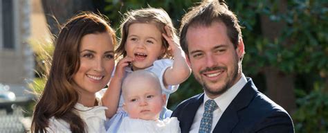 luxembourg s princess amalia steals the show at brother prince liam s baptism