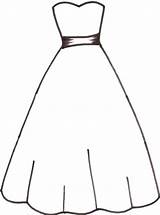 Coloring Dress Pages Wedding Fancy Dresses Kids Pag Getcolorings Color Printable Print sketch template