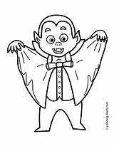 Vampire Coloring Pages Halloween Kids Printable Outline Print Cute Colouring Vampires Sheets Template Color Ages Real Holidays Anime Popular Clipartmag sketch template