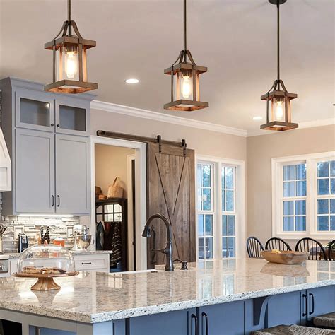 pendant lighting  island kitchen image