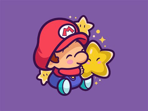 baby mario  carlos puentes cpuentesdesign  dribbble