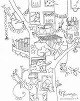 Baumhaus Malvorlagen Ausmalen Arbre Hengeveld Ruth Kleurplaten Ausmalbilder Paper Coloring Habitants Mandala Kleuren Afkomstig Nl Van sketch template