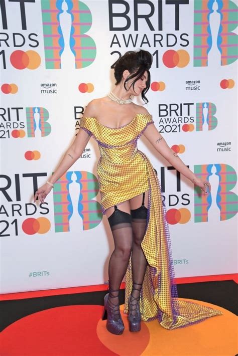 Dua Lipa In Stockings Wowed The Audience At The Brit