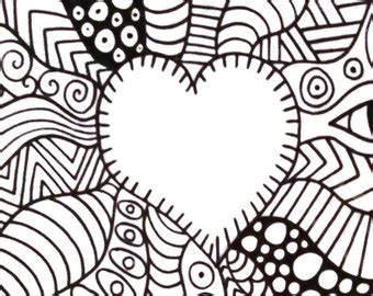 heart coloring page etsy