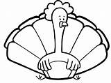 Turkey Coloring Pages Hand Getcolorings Thanksgiving sketch template