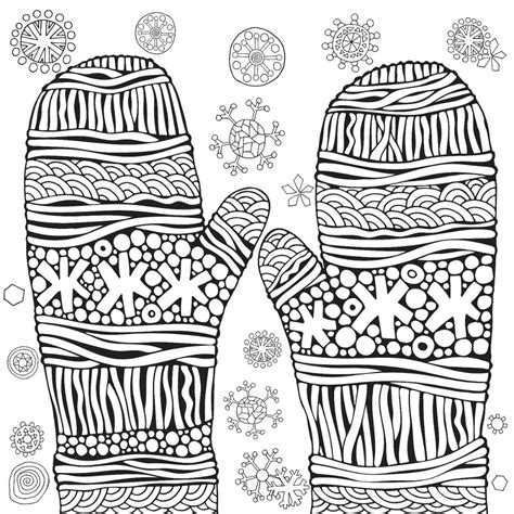 printable winter themed coloring pages
