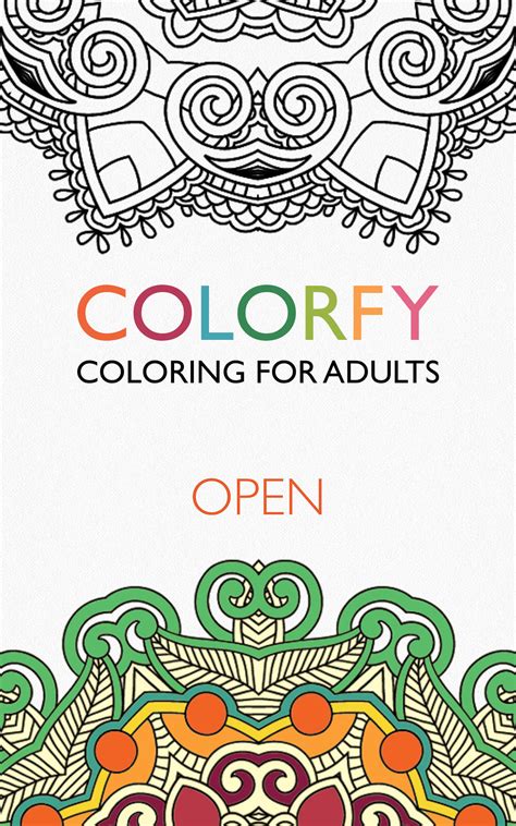 ideas  coloring book app  adults home family style
