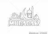 Eid Fitr Pimg Mubarak Adha sketch template