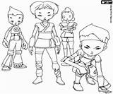 Lyoko Code Coloring Warriors Pages Ulrich sketch template