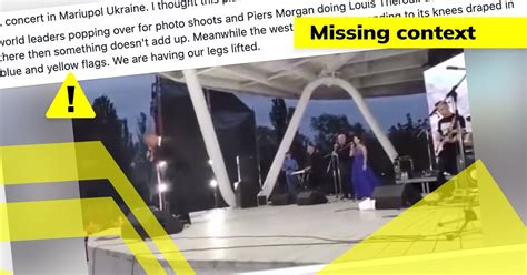 mariupol concert footage doesnt prove ukraine isnt  warzone full fact