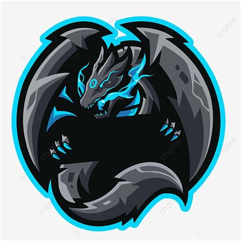 mascot logo dragon transparent background transparent background