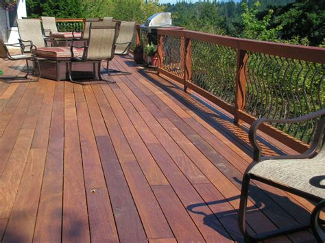 preserving  wood deck  springtime