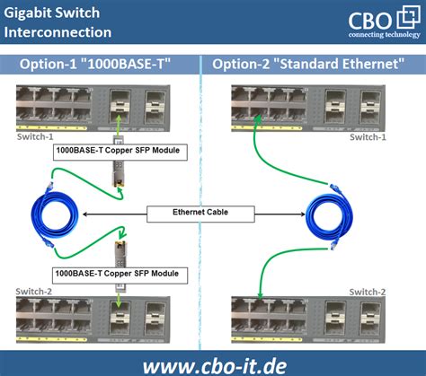 interconnection options  gigabit switches  sfp ports