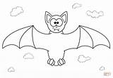 Bat Coloring Vampire Cartoon Drawing Pages Draw Bats Printable Easy Outline Simple Supercoloring Step Color Teeth Getdrawings Preschool Getcolorings Drawings sketch template