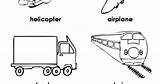 Transportation Coloring Pages Preschool sketch template
