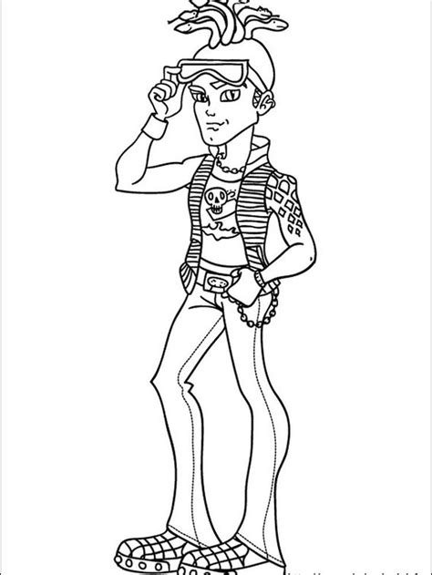 monster high      monster high coloring page