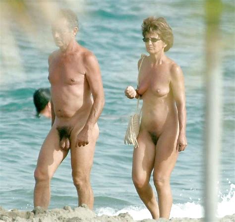 vintage nude beach couples