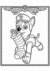 Patrol Paw Coloring Chase Pages Print Pow sketch template