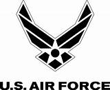 Force Air Symbol Outline Af Usaf Logotype sketch template