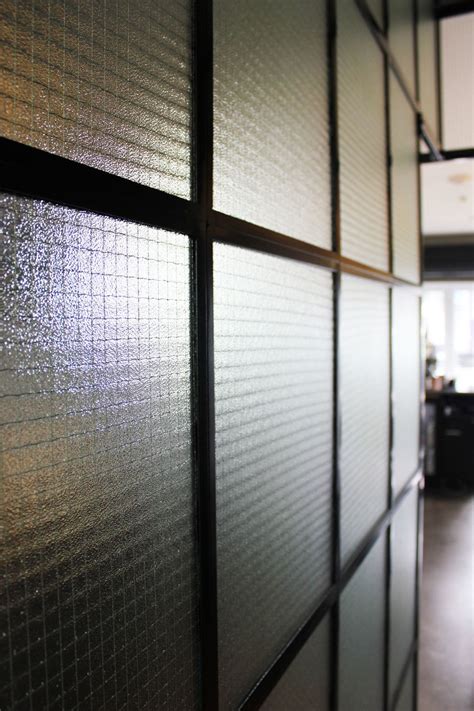 Georgian Wire Glass And Metal Partition Glass Wall Design Glass