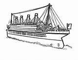 Titanic Coloring Pages Ship Sinking Coloringme Template sketch template