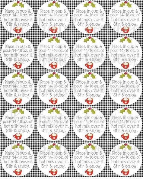 hot cocoa bomb tags  printable printable word searches