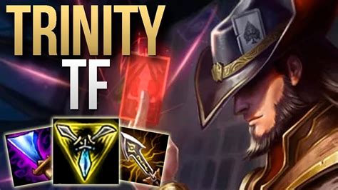 trinity force ad twisted fate build  op challenger twisted fate mid gameplay