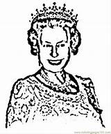 Queen Royal Britain Great Coloring Printable Pages Color Countries sketch template
