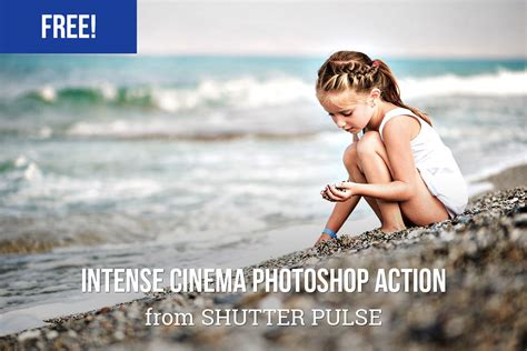free intense cinema photoshop action shutter pulse