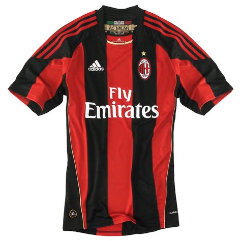 ac milan adidas  home kit jersey officially presented