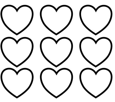 heart coloring page  printable heart coloring shapes heart