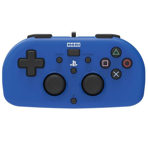 hori wired controller light  playstation  blue
