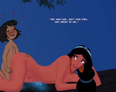 Post 3359987 Aladdin Series Crossover Edit Jasmine Mowgli The Jungle