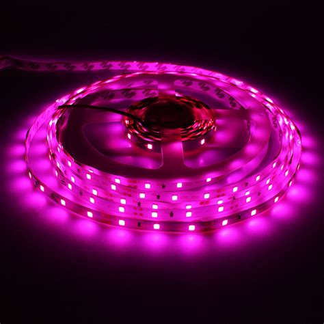 pink color dcv   led strip light leds ribbon light  waterproof led flexible tape