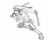 Neji Hyuga Coloring Pages Random Template sketch template